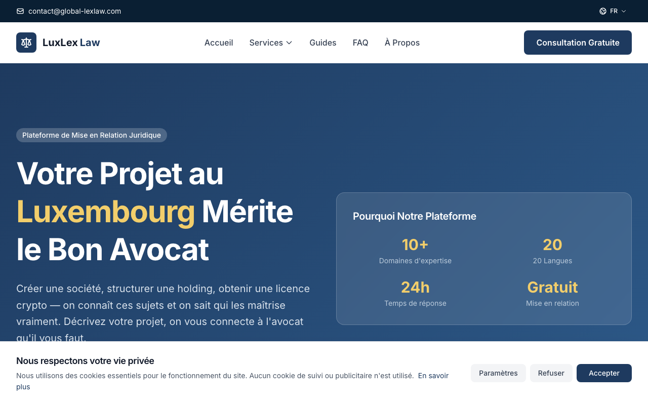 Screenshot of luxlexlaw.com